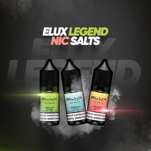 Experience Smooth Vaping with Elux Legend Nic Salts