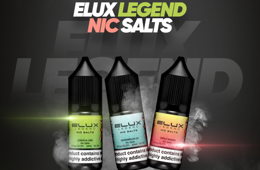 Experience Smooth Vaping with Elux Legend Nic Salts