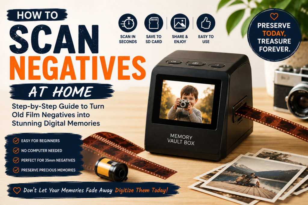 Scan negatives at home
