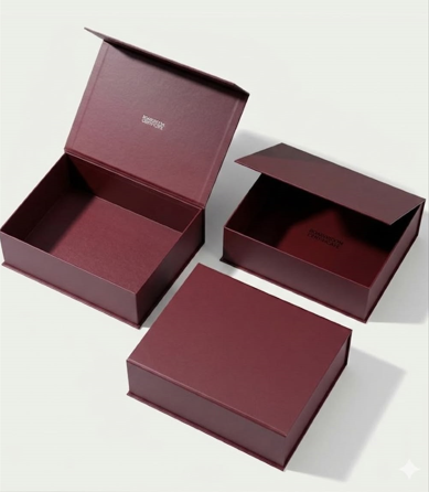 Custom magnetic rigid boxes